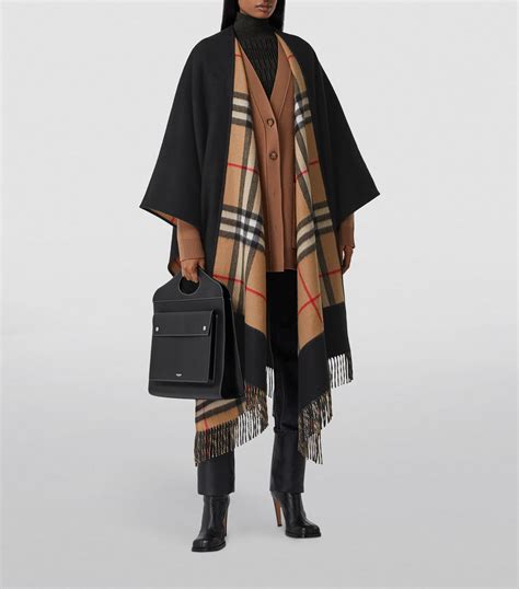 burberry rap3593aa|Burberry cashmere cape jacket.